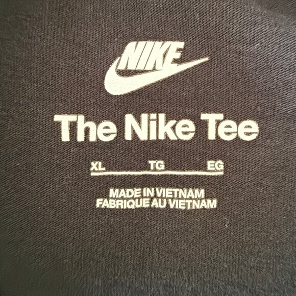 Nike Burger Graphic Black T-shirt Mens XL - Picture 5 of 6